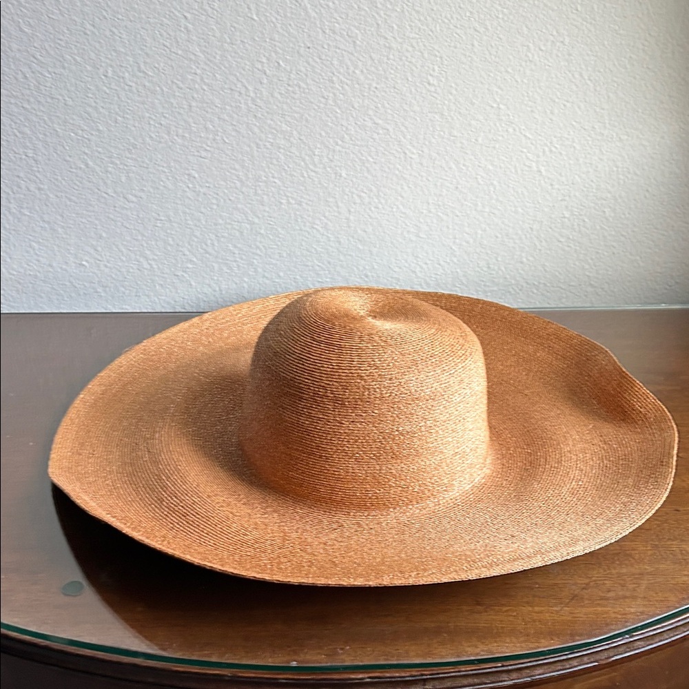 VintageTan Wide-Brimmed Hat